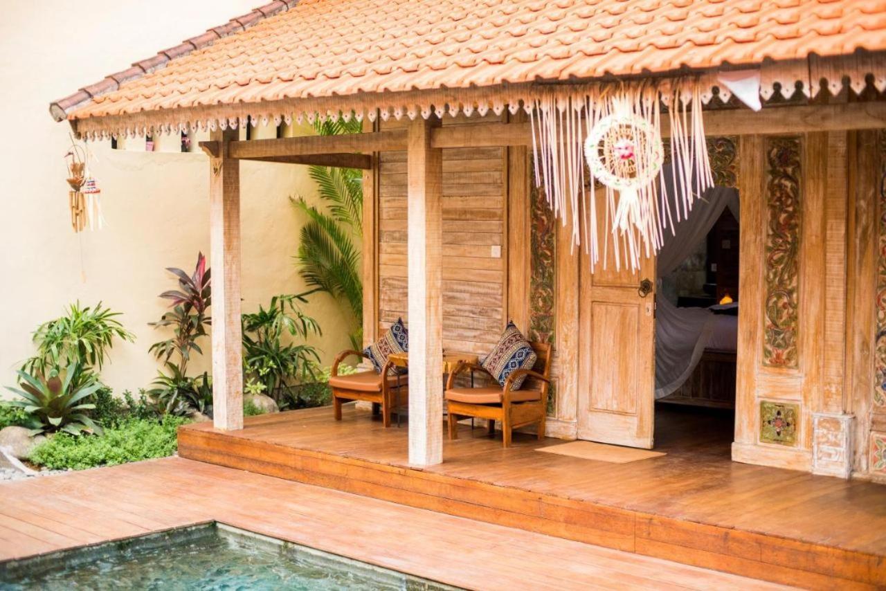 Canggu Paradise:Private House/Room Apple Near Pool Ngoại thất bức ảnh
